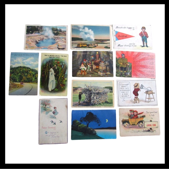 Vintage Postcard lot 1913 1938 - Picture 3 of 15